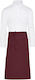 SG Waiter Waist Apron Bistro Burgundy