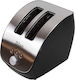 Toaster 2 Schlitze 1000W Grauer