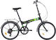Orient Easy 20" 2024 Μαύρο Σπαστό Ποδήλατο Πόλης με 6 Ταχύτητες