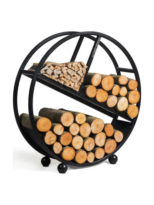 CookKing Diego Wooden Firewood Storage Shelf CookKing Diego Wooden Firewood Storage Shelf