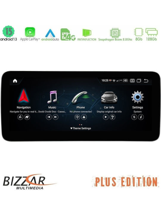 Bizzar Auto-Audiosystem für Mercedes-Benz G Klasse 2007-2012 Bluetooth USB AUX Eingebautes Wi-Fi GPS Apple CarPlay Android Auto Notenblätter mit Touchscreen 10.25"