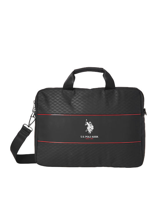 U.s Polo Чанта За Лаптоп 15'' Със Средна Лента Черна