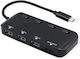 Roline USB Хъб с 4 Порта USB 3.2 с USB-C Връзка