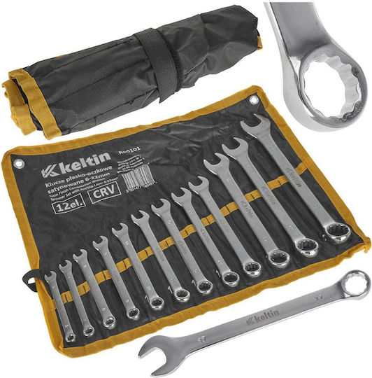 Set German Polygon Wrenches Keys 6-22mm 12 Pieces Keltin