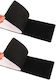 Set 2 Suporturi Plăcuță de Înmatriculare Velcro Adeziv Pe Ambele Părți Fără Ramă Invizibil Universal 50 X 10 Cm Negru