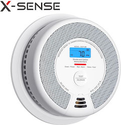 X-sense Sc07-mr Autonomous Combined Smoke Carbon Monoxide Co Detector Lcd Display X-sense Sc07-mr Autonomous Combined Smoke Carbon Monoxide Co Detector Lcd Display