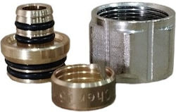 Pipe Niple Fittings Collector Valve Chrome M24/19 3/4'' 20x2 Alupex Cherbros