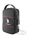 U.s Polo Usb Travel Bag Middle Stripe Model Black