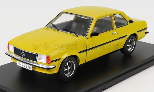 Метален Модел Opel Ascona 1.9 Sr 1975 1:24 Жълт