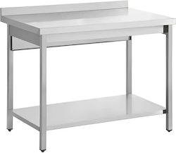 Lappas Ανοξείδωτο Τραπέζι Μ189.2xΒ70xΥ97.3cm