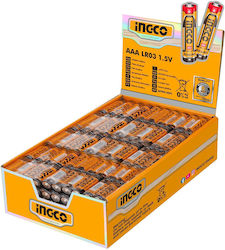 Ingco AAA 1.5V 75 Buc Baterii Alcaline HAB3A0175