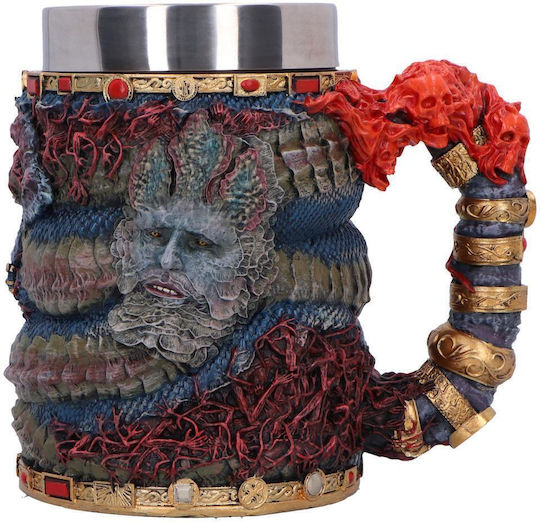 Nemesis Now Керамична Златиста Чаша Tankard