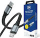 3MK USB 2.0 Kabel USB-C männlich - USB-C 10W Schwarzes 3m