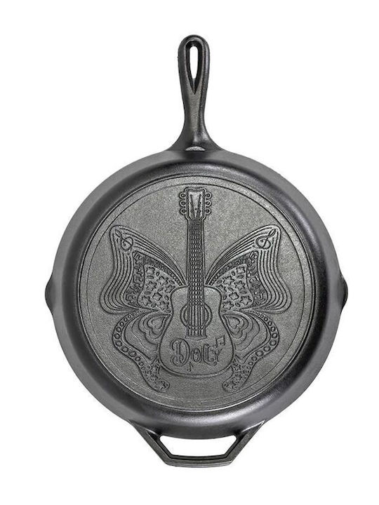 Lodge Cast Iron Pan with Lid with Ceramic Coati...