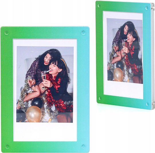 Loveinstant Plastic Photo Frame With Green Frame