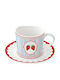 Marva Fruit Mania Tasse Kaffee aus Porzellan Mehrfarbig 400ml