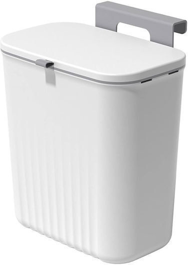 Coș de Gunoi Plastic Alb