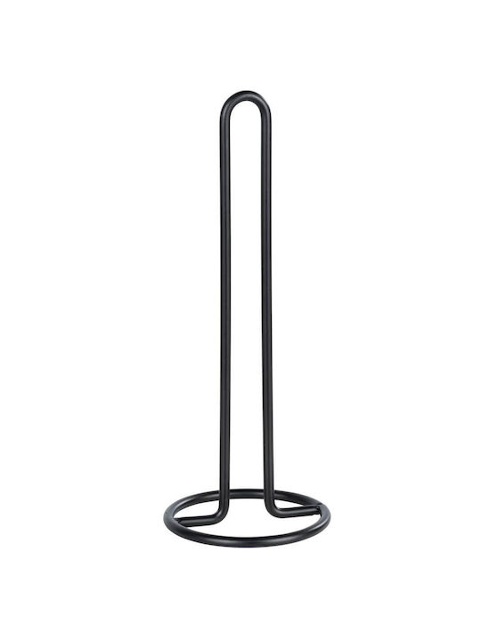 Wenko Metallic Black Paper Towel Holder 12.5x12.5x12.5cm