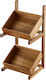 Buffet Display Stand Wooden 2 Levels