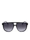 Trussardi Unisex Sunglasses with Black Frame and Grey Lens STR385 0700