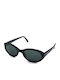 Emporio Armani Unisex Sunglasses with Grey Horn-Rimmed Frame and Grey Lenses