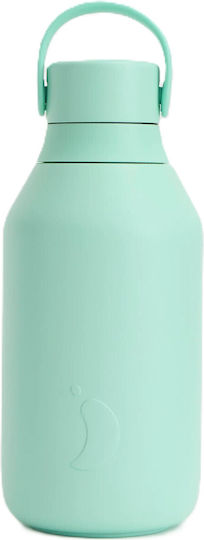 Chilly's Series 3 Μπουκάλι Θερμός Ανοξείδωτο BPA Free 350ml Opal Green