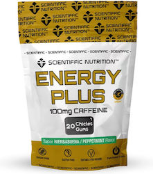 Scientiffic Nutrition Energy Plus Caffeine Gums 20 παστίλιες