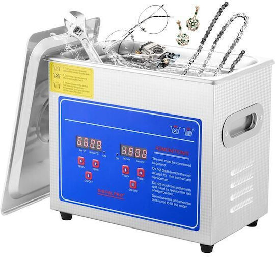 Ultrasonic Cleaner 3L with Digital Timer