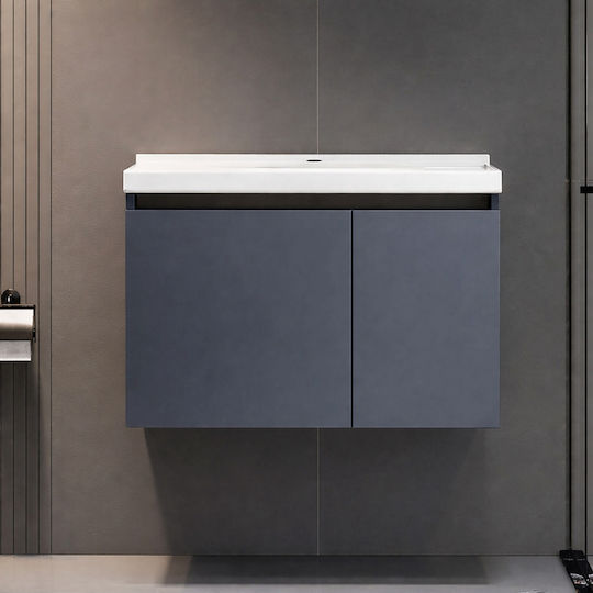 285-YSG-4972-60Grauer Badezimmer Waschtisch-Einheit mit Waschbecken