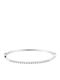Women's Bracelet Handcuffs Made of 14K White Gold with Diamond 18cm