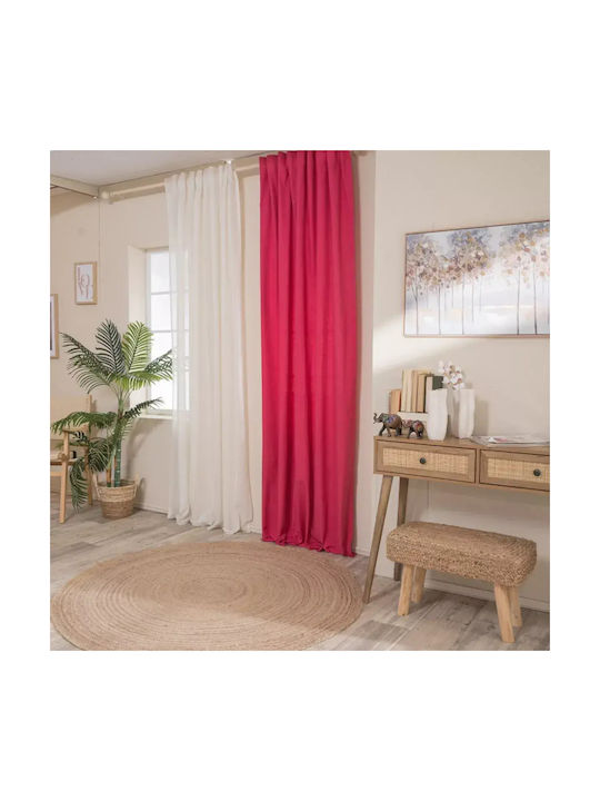 Teoran Vorhang mit Grommets Alora Rosa 140x260cm