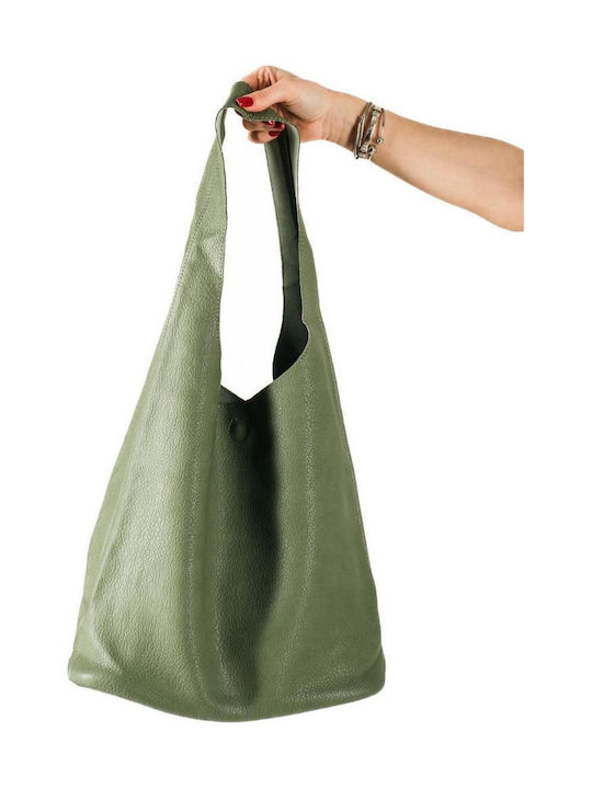 Women's Shoulder Shopper Bag Green