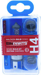 Einparts Autolampen H4 12V 60/55W Hochhelligkeit Auto Reparaturset