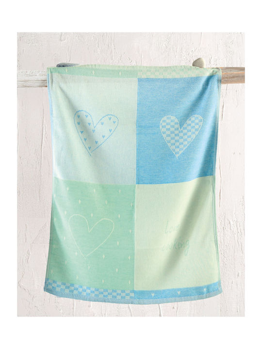 Rythmos Kitchen Towel In Blue Colour 50x70cm