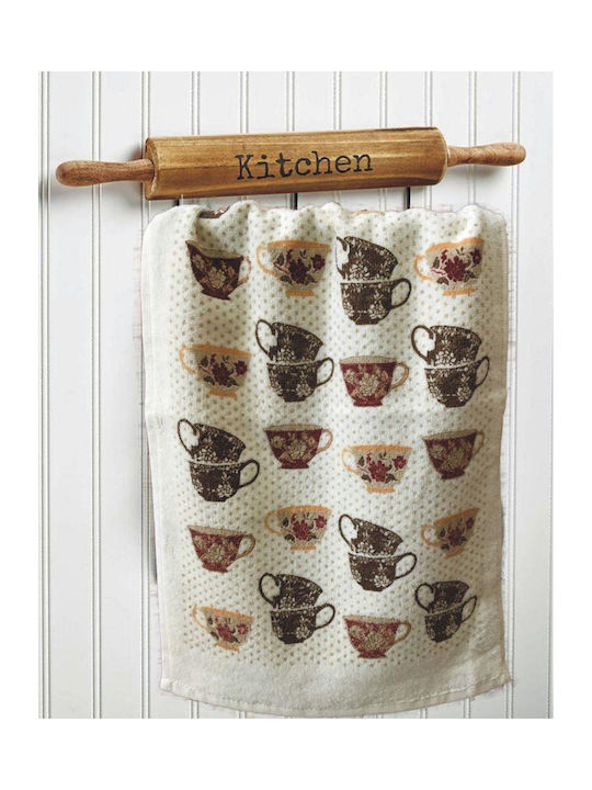 Linea Home Ποτηρόπανο σε Λευκό Χρώμα 30x50cm