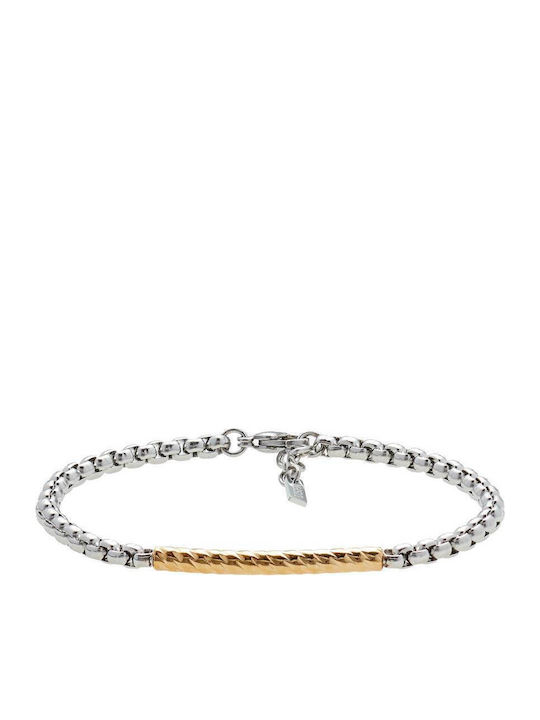U.S. Polo Assn. Men's Bracelet Chain Made of Stainless Steel 21cm