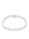 Damentaschenarmband aus Silber mit Zirkon 18cm