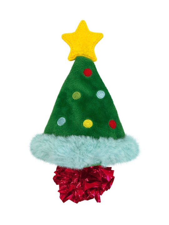 Christmas Cat Toy Kong Holiday Crackles Christmas Tree 10.1x15.2cm