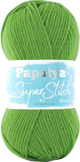 Kamgarn Papatya Super Stitch Knitting Yarn Col6050 Light Olive Acrylic 100g 200m
