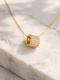 Ioannis Kosmima Necklace From Gold Plated Silver With Zircon