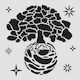 Thick Stencil Stamperia 12x12cm A New Beginning...