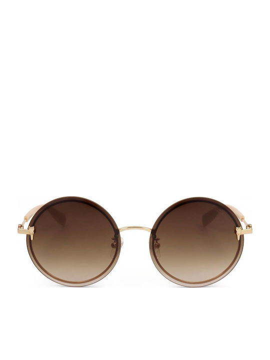 Women's Sunglasses With Brown Frame And Brown Lens