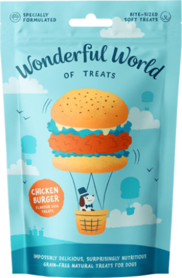 Wonderful World Burger Dog Treat With Chicken 50gr