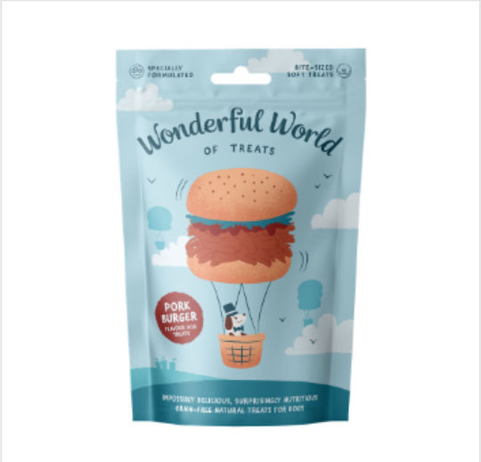 Wonderful World Burger Λιχουδιά Σκύλου με Χοιρινό 50gr