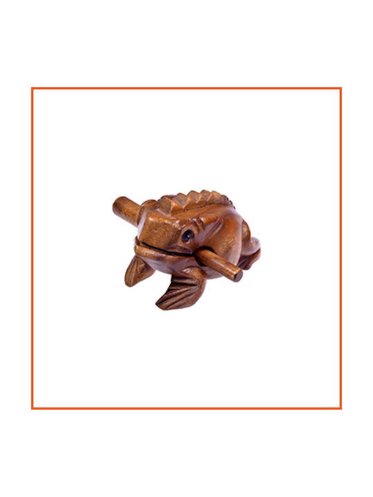 Paradise Waterfalls Decorative Frog Made of Wood 68x68cm