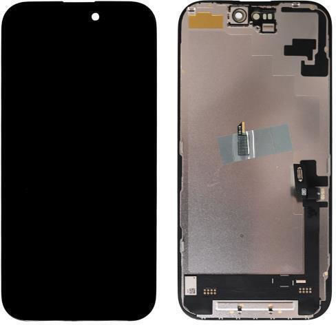 OLED Soft Екран със Сензорен Механизъм за Apple iPhone 16 (Черен)