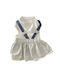 Dog Dress Woof Moda Checked Grey 28cm