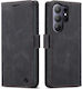 Spacecase Leather and Silicone Wallet Black for Galaxy S26 Ultra