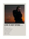 Music Poster Love Is Not Dying Jeremy Zucker Ms705 21cm X 30cm Brown Wood Frame