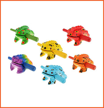 Paradise Waterfalls Wooden Frog Whistle for 3+ Years